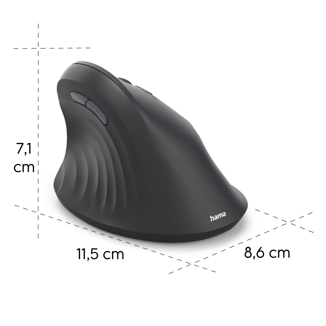 hama-vertikale-maus-ewm-600r-multi-device-bluetooth-funk-8-tasten-wiederaufladba image 6