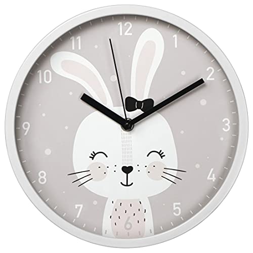 hama-kinder-wanduhr-lovely-bunny-ohne-ticken-25-cm-lernuhr-mit-hasen-motiv-f-rs- image 8