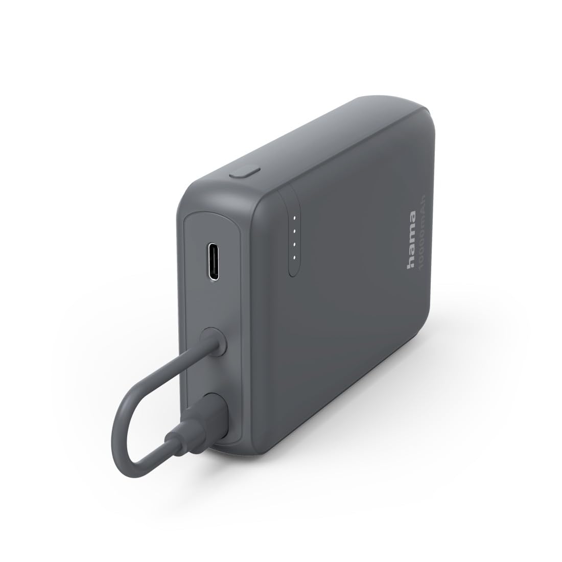 hama-power-pack-10000-mah-mit-festem-usb-c-kabel-powerbank-2x-usb-c-ausgang-led- image 1