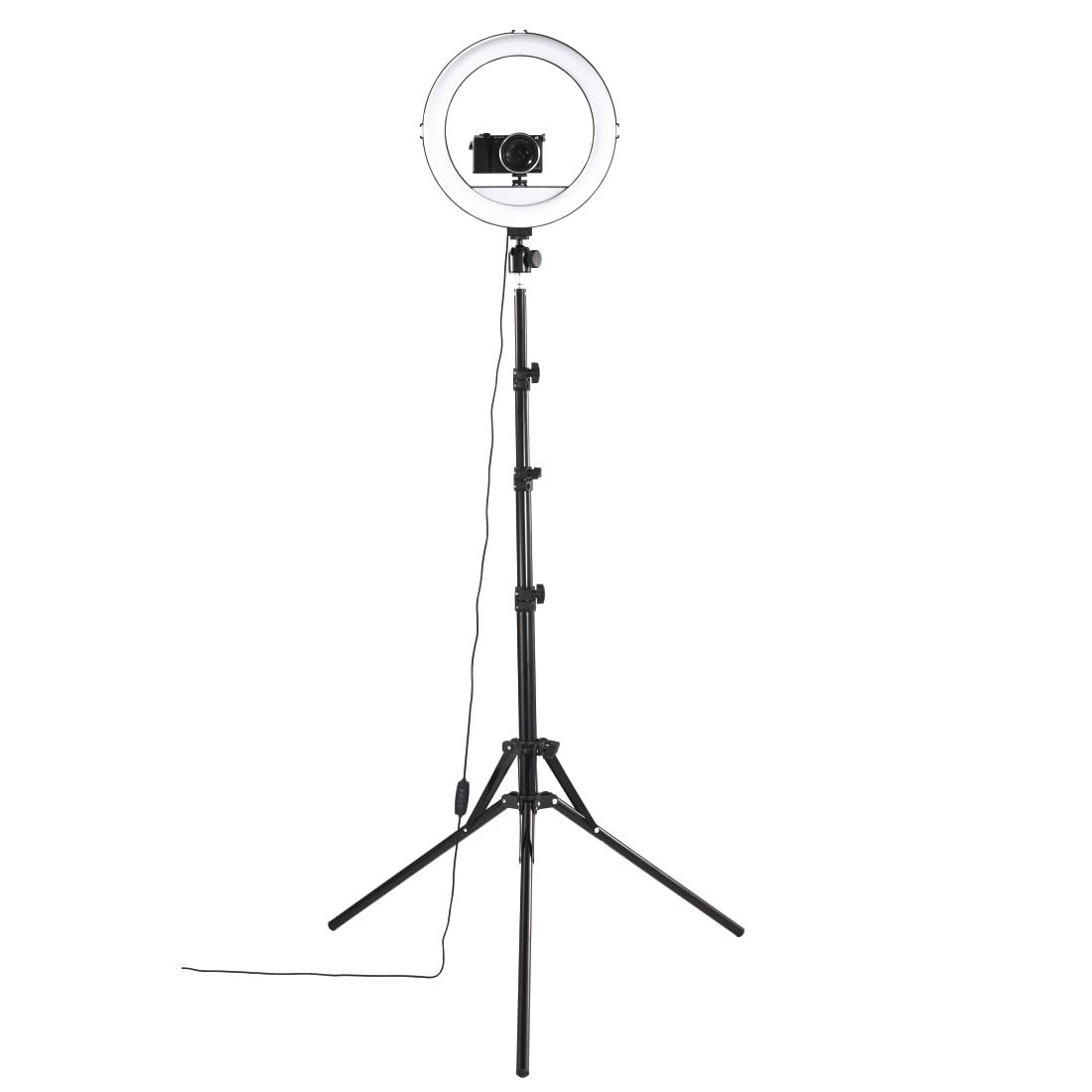 hama-led-ringlicht-mit-stativ-12-30cm-f-r-smartphone-inkl-bluetooth-fernausl-ser image 2