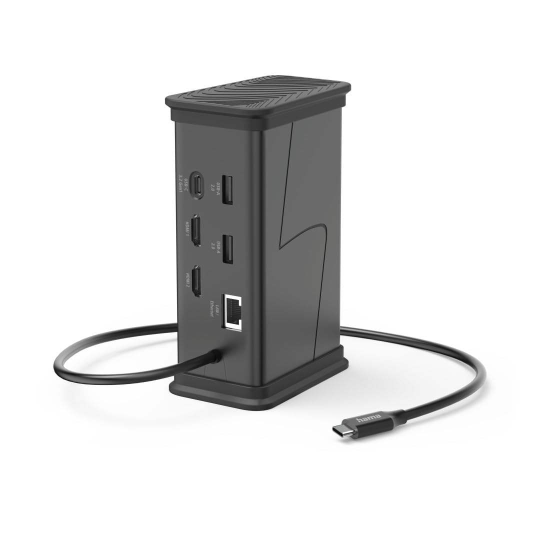 hama-connect2office-work-usb-c-dockingstation-12-ports-4x-usb-a-2x-usb-c-2x-hdmi image 8