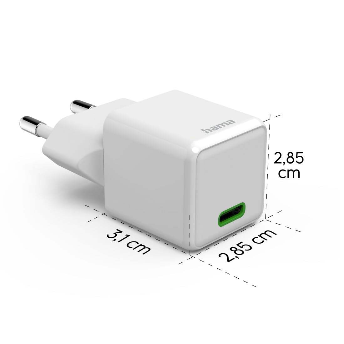 hama-schnellladeger-t-usb-c-30w-gan-charger-wei-super-mini-format image 3