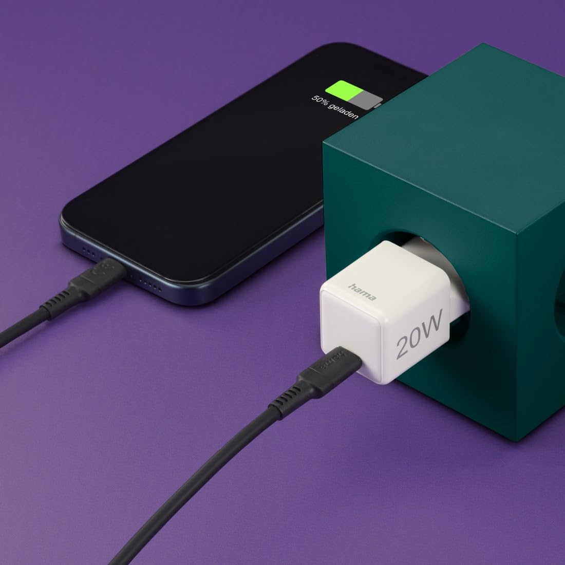 hama-schnellladeger-t-20w-usb-c-power-delivery-quick-charge-nano-format-wei image 6