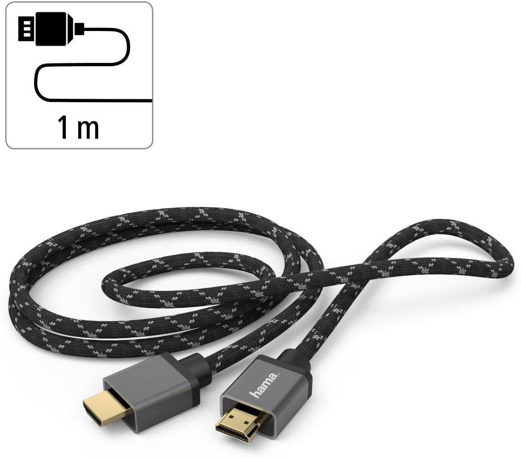 hama-premium-hdmi-2-1-kabel-1m-ultra-high-speed-48-gbit-s-8k-4k-earc-hdr-aramidf image 2