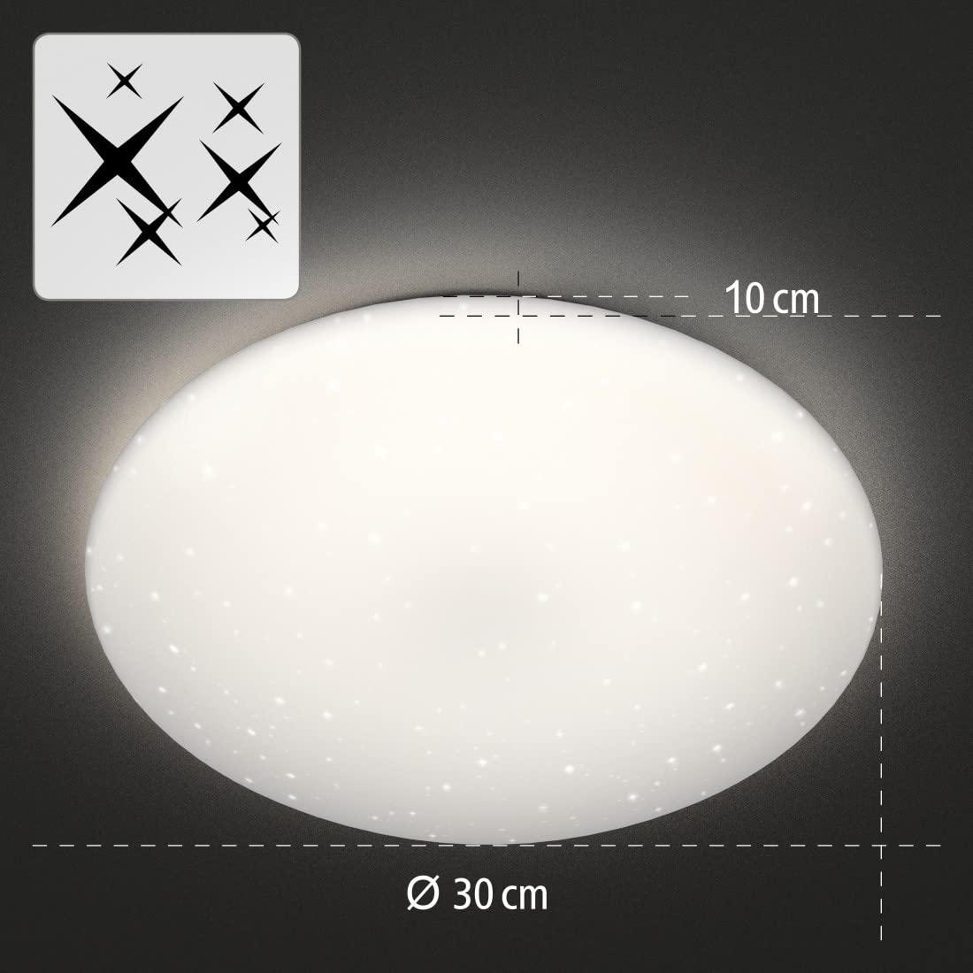 hama-led-deckenleuchte-wlan-dimmbar-per-app-und-sprachsteuerung-30cm-10w-1500-lu image 3