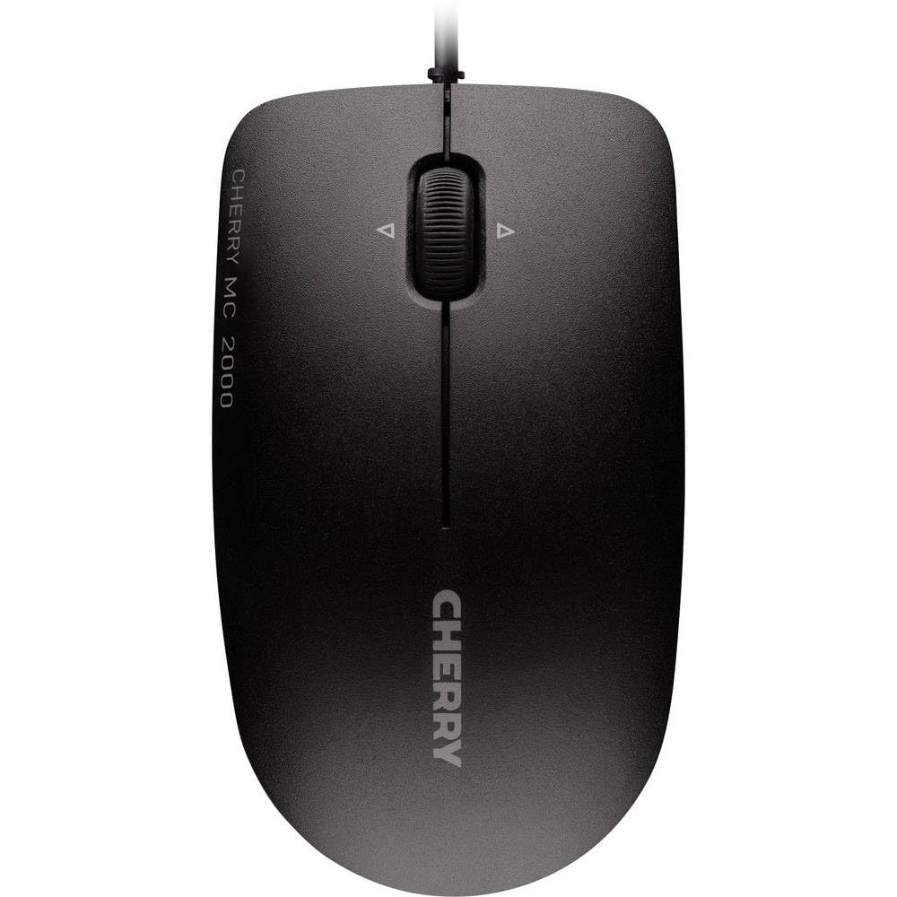 cherry-mc-2000-kabelgebundene-maus-3-tasten-symmetrisch-1600-dpi-schwarz image 1