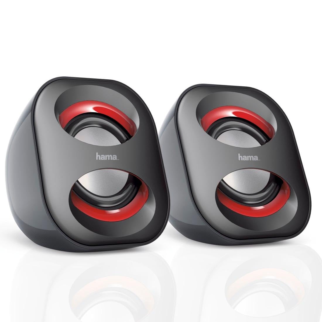 hama-sonic-mobil-183-pc-lautsprecher-usb-3-0-3-5-mm-klinke-3-w-schwarz-rot-aktiv image 1