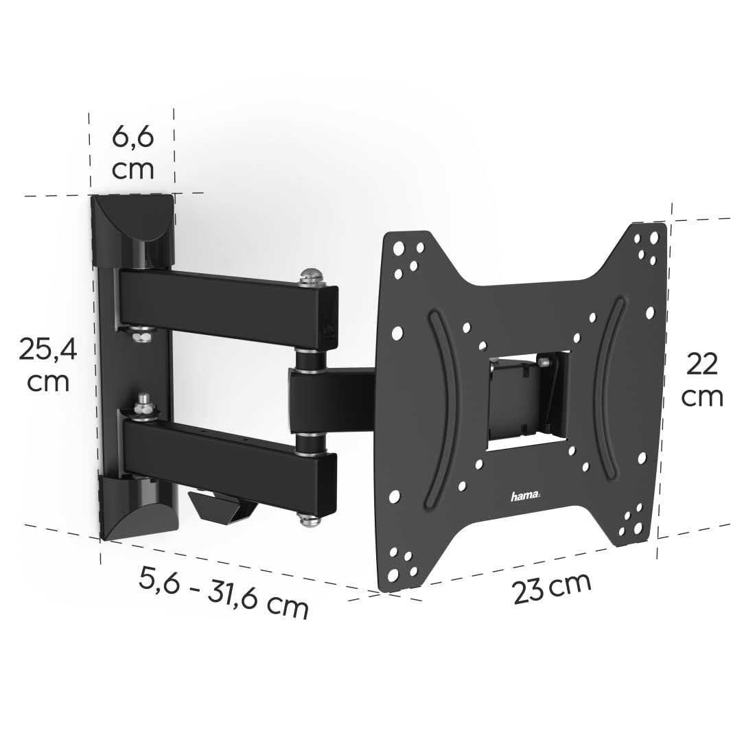 hama-tv-wandhalterung-schwenkbar-neigbar-19-48-zoll-vesa-200x200 image 7