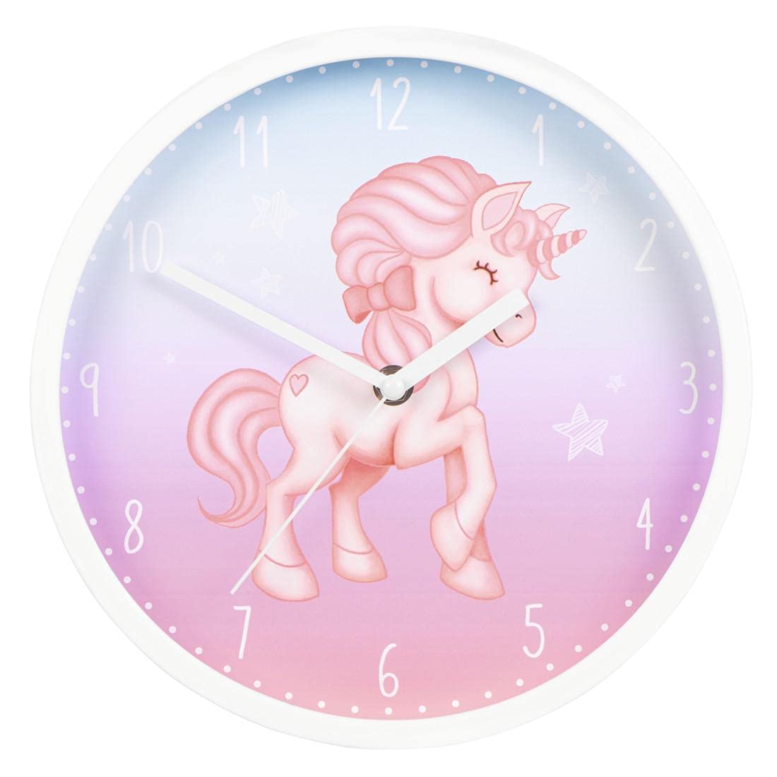 hama-happy-dino-kinder-wanduhr-25-cm-gr-n-lautlose-analoge-lernuhr image 5