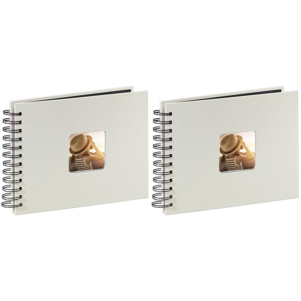 hama-fotoalbum-24x17-cm-spiralalbum-mit-50-schwarzen-seiten-pergamin-trennbl-tte image 6
