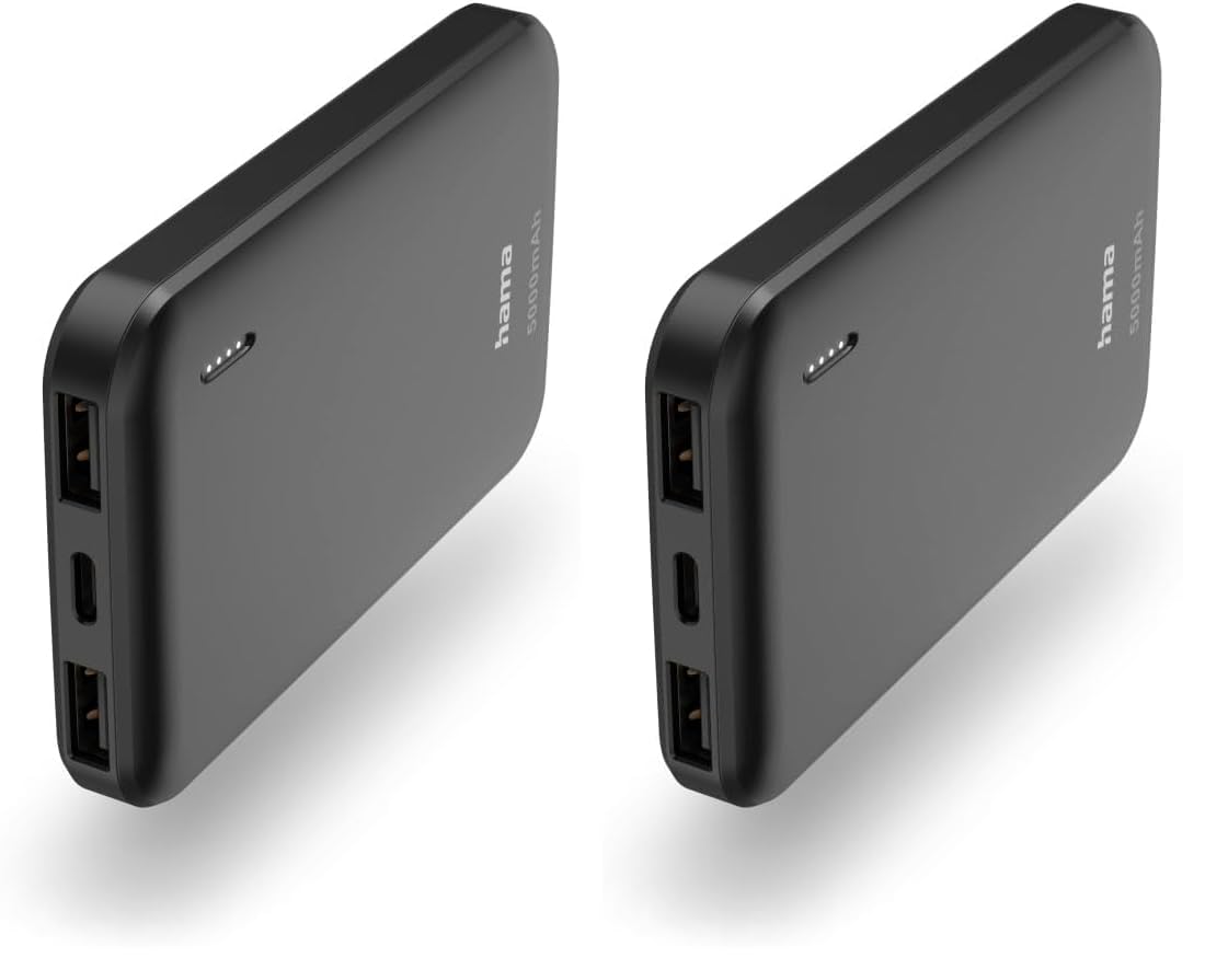 hama-powerbank-pocket-5-5000mah-2x-usb-a-usb-c-eingang-led-anzeige-tragbares-lad image 6