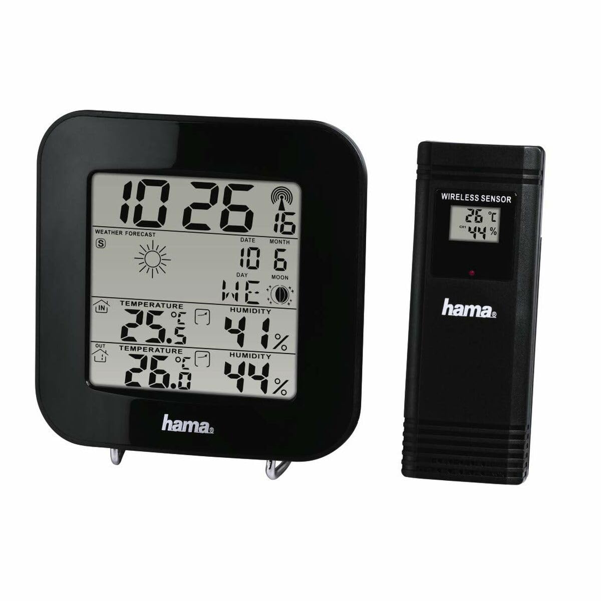 hama-funk-wetterstation-ews-200-mit-au-ensensor-funkuhr-wecker-und-mondphasen-sc image 2