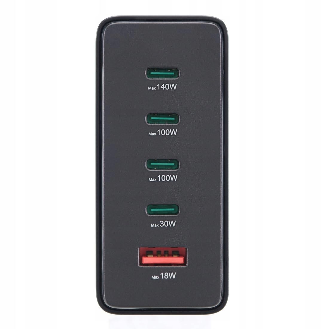 hama-240w-gan-ladestation-mit-5-ports-4x-usb-c-1x-usb-a-pd-3-0-qc-3-0-kompatibel image 7