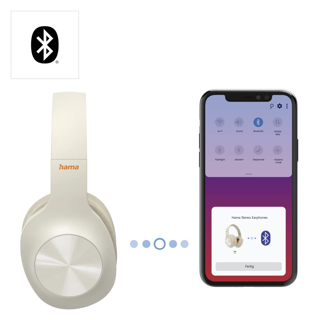 hama-bluetooth-over-ear-kopfh-rer-faltbar-38h-akku-multipoint-beige image 3
