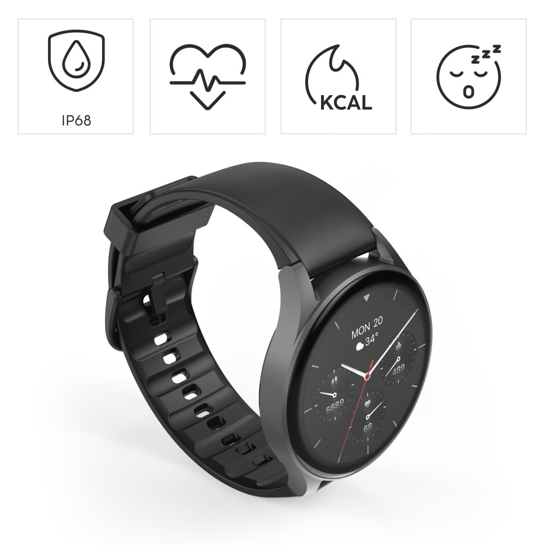 hama-smartwatch-8900-mit-gps-ip68-telefonfunktion-schwarz image 2