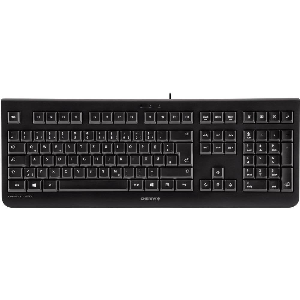 cherry-kc-1000-usb-tastatur-kabelgebunden-flaches-design-deutsche-qwertz-schwarz image 4