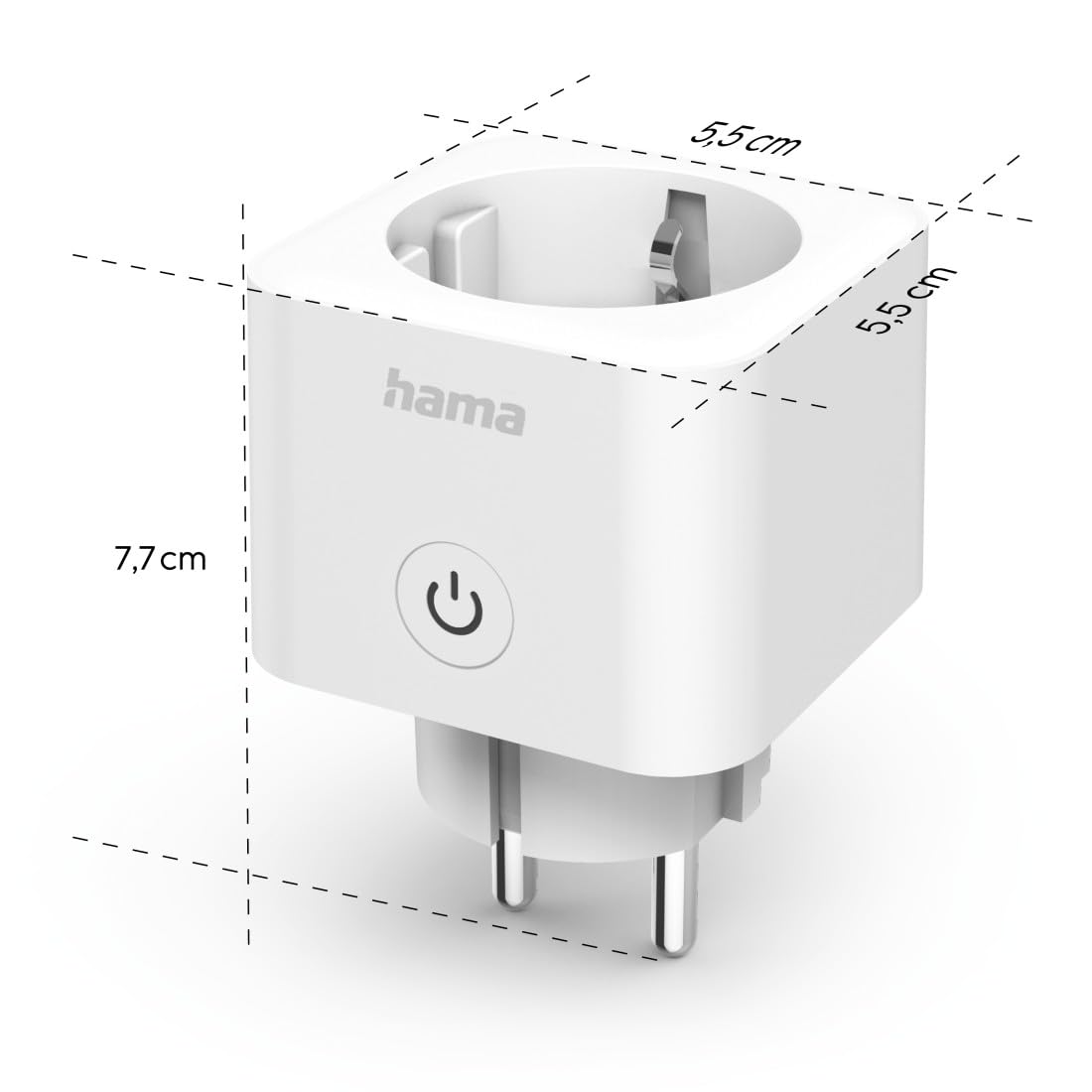 hama-wlan-steckdose-matter-smart-home-steckdose-mit-strommessung-3680-w-f-r-outd image 5