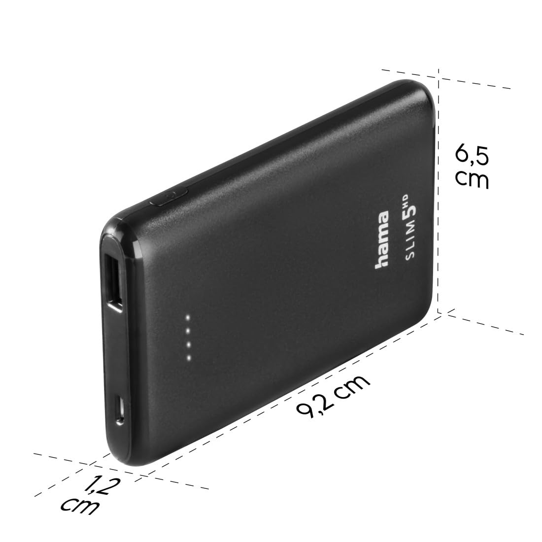 hama-powerbank-slim-5hd-5000mah-externer-akku-schwarz image 6