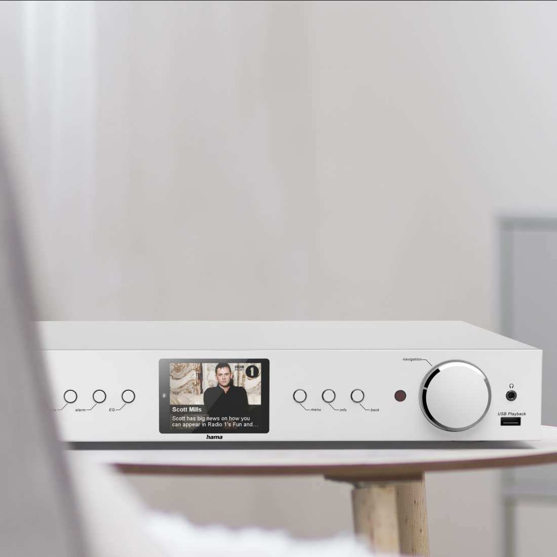 hama-dit2105sbtx-hifi-dab-internetradio-bluetooth-spotify-amazon-music-silber image 7