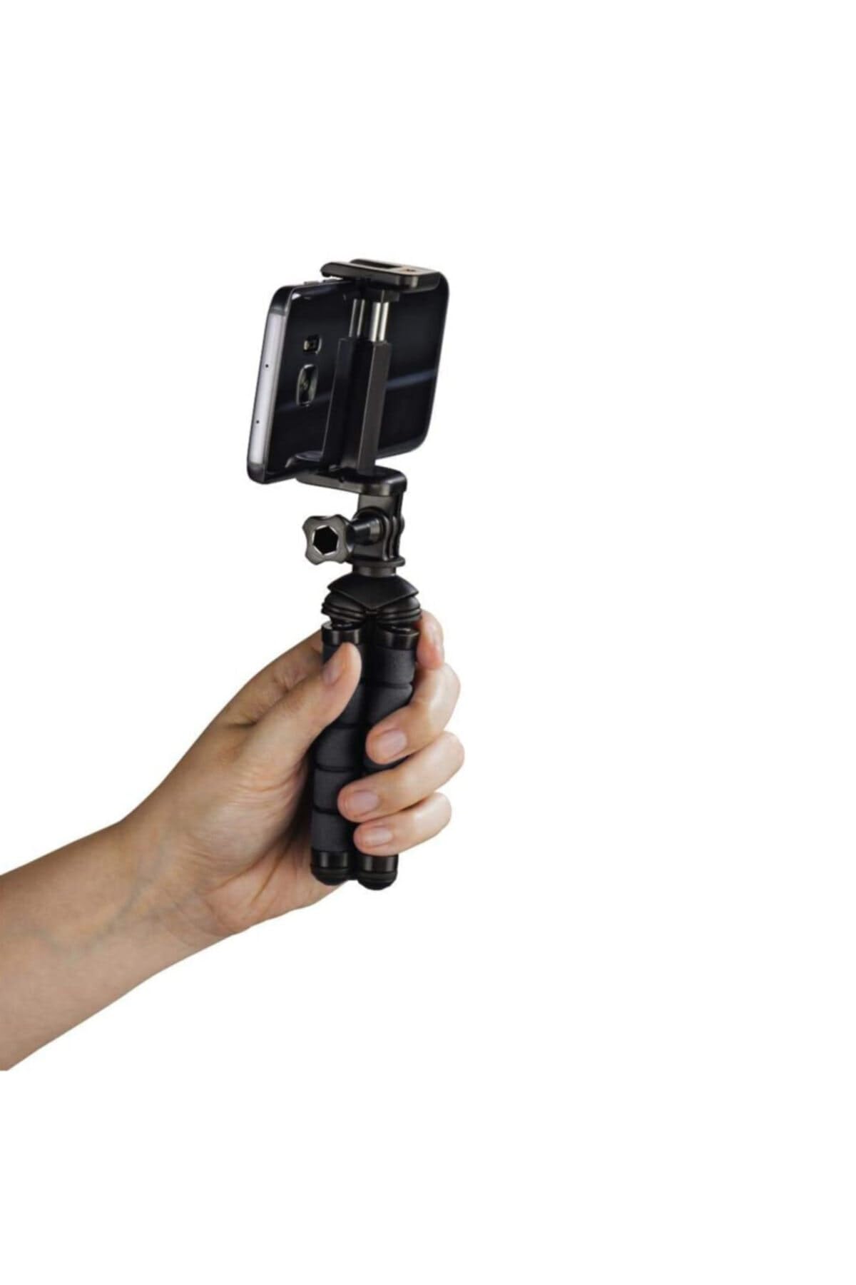 hama-flex-mini-stativ-f-r-smartphones-und-gopro-5-5-bis-7-8-cm-schwarz-00178366 image 2