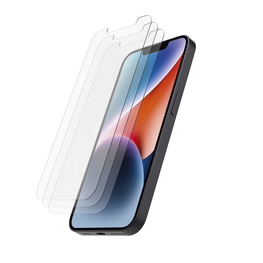 hama-schutzglas-f-r-apple-iphone-14-3-st-ck-hartglas-mit-9h-h-rte-kratzfest-sto- image 1