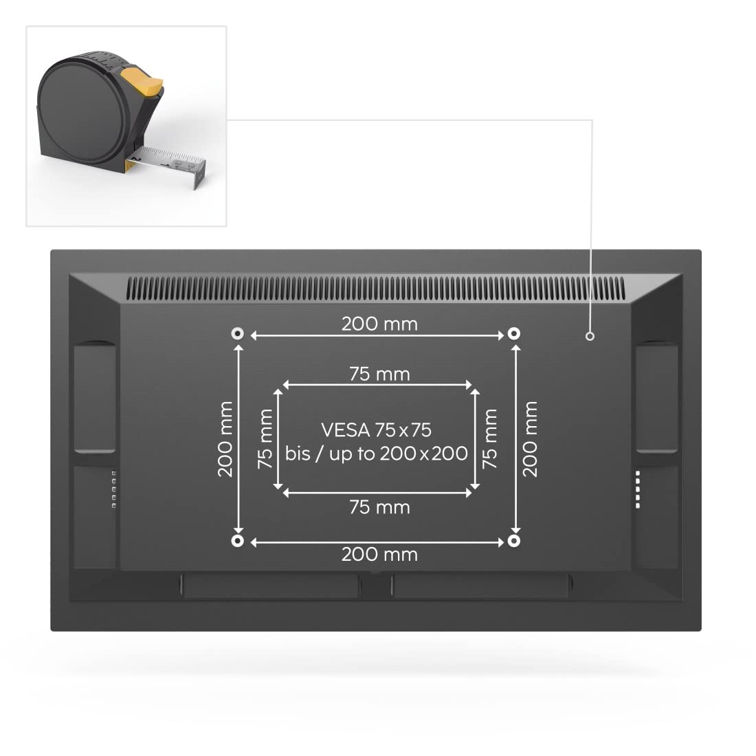 hama-tv-wandhalterung-schwenkbar-neigbar-19-48-zoll-vesa-200x200 image 6