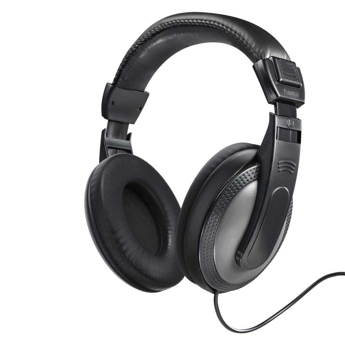 hama-shell-over-ear-kopfh-rer-kabelgebunden-3-5mm-klinke-6-35mm-adapter-schwarz image 1