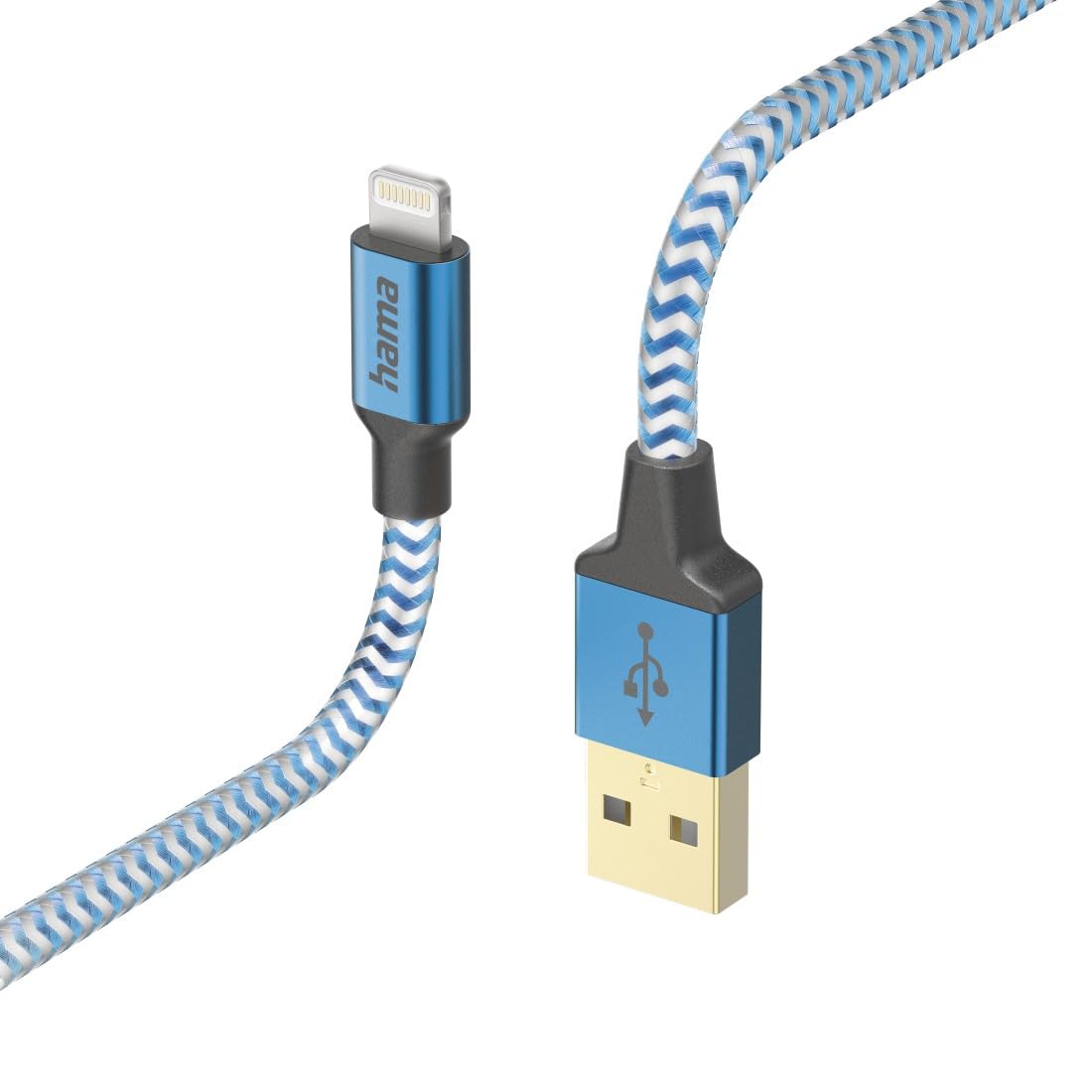 hama-reflective-ladekabel-usb-a-auf-lightning-mfi-nylon-1-5m-blau image 4