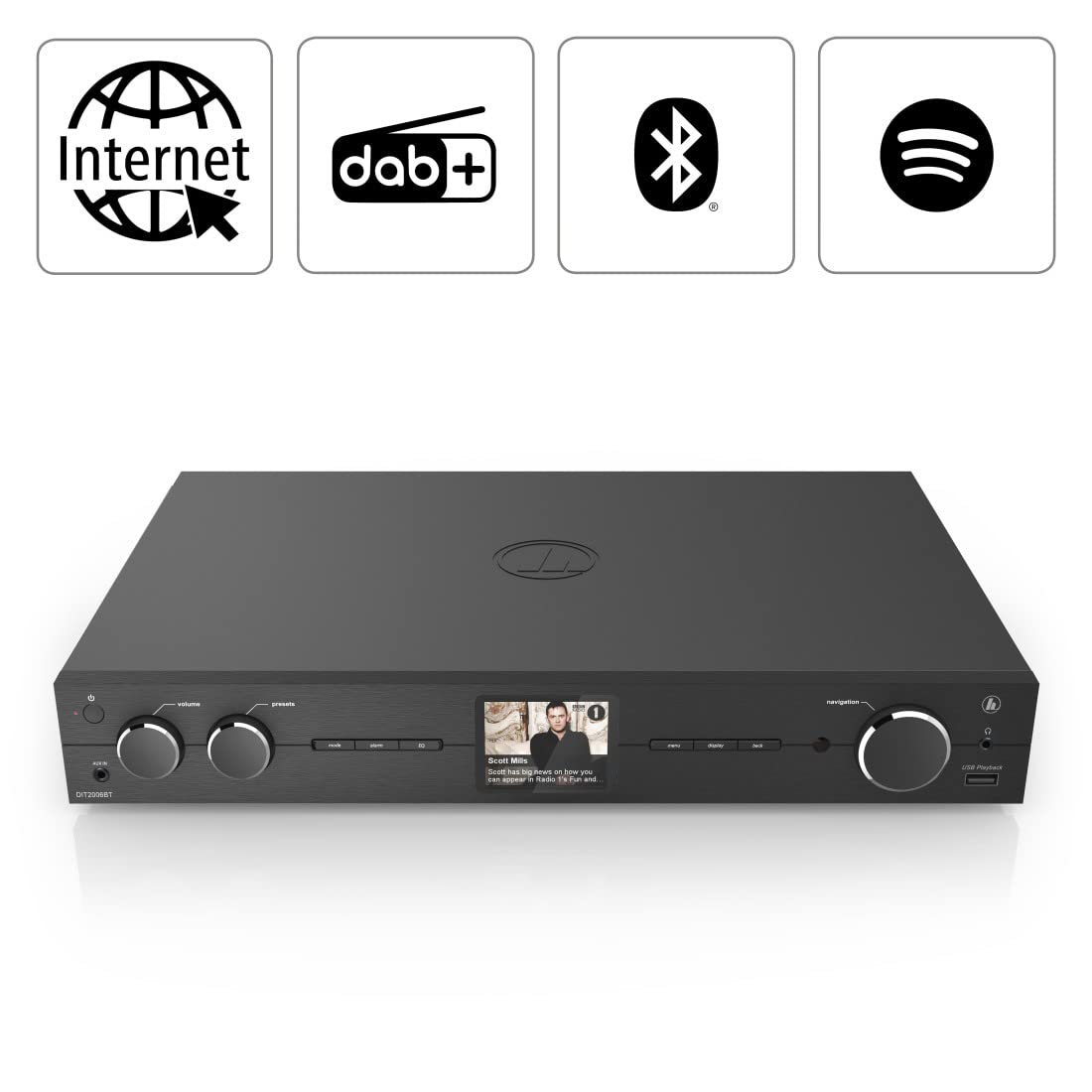 hama-hifi-tuner-dit2006bt-mit-internetradio-dab-bluetooth image 2