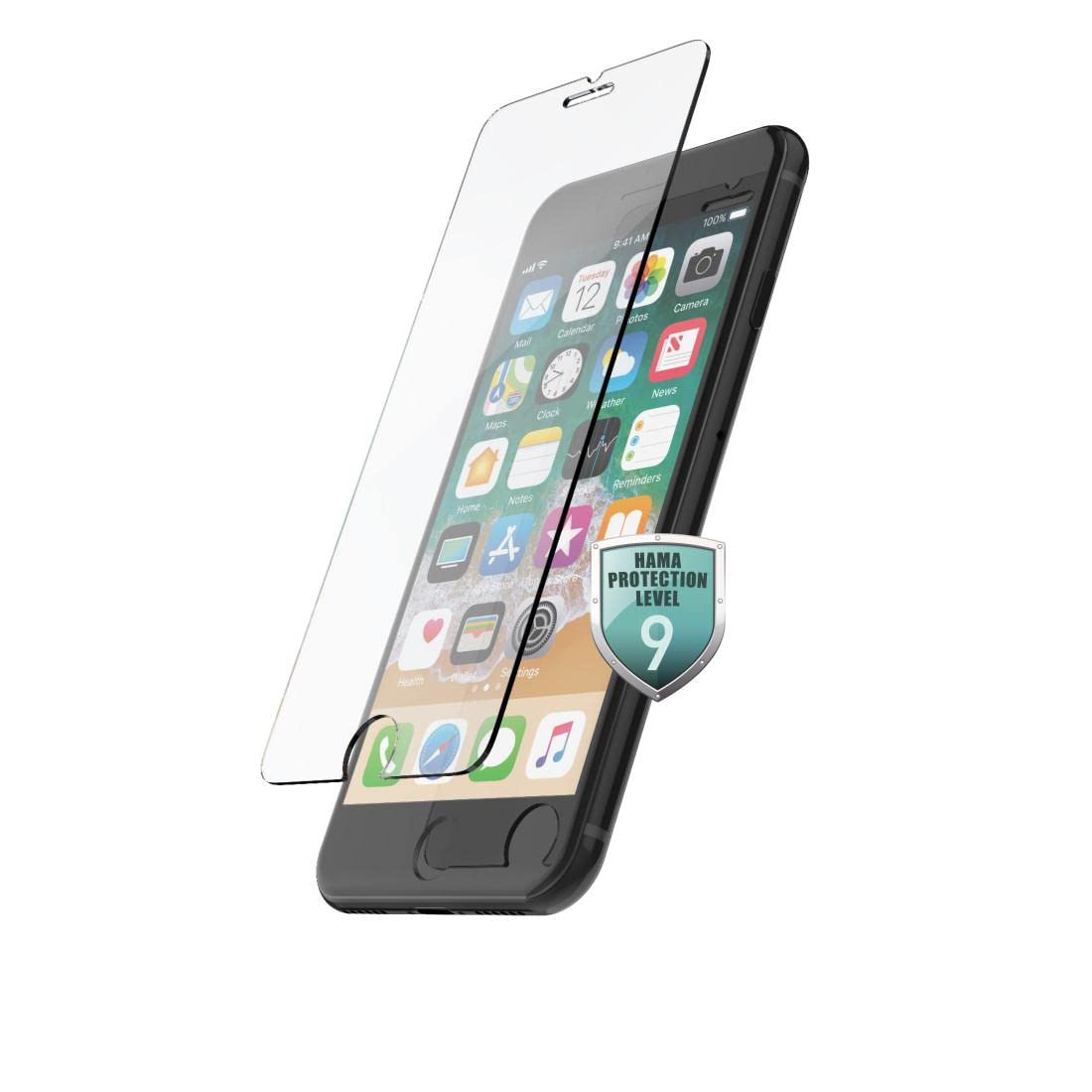 hama-schutzglas-f-r-iphone-se-2022-2020-6-6s-7-8-10h-0-33mm-transparent image 2