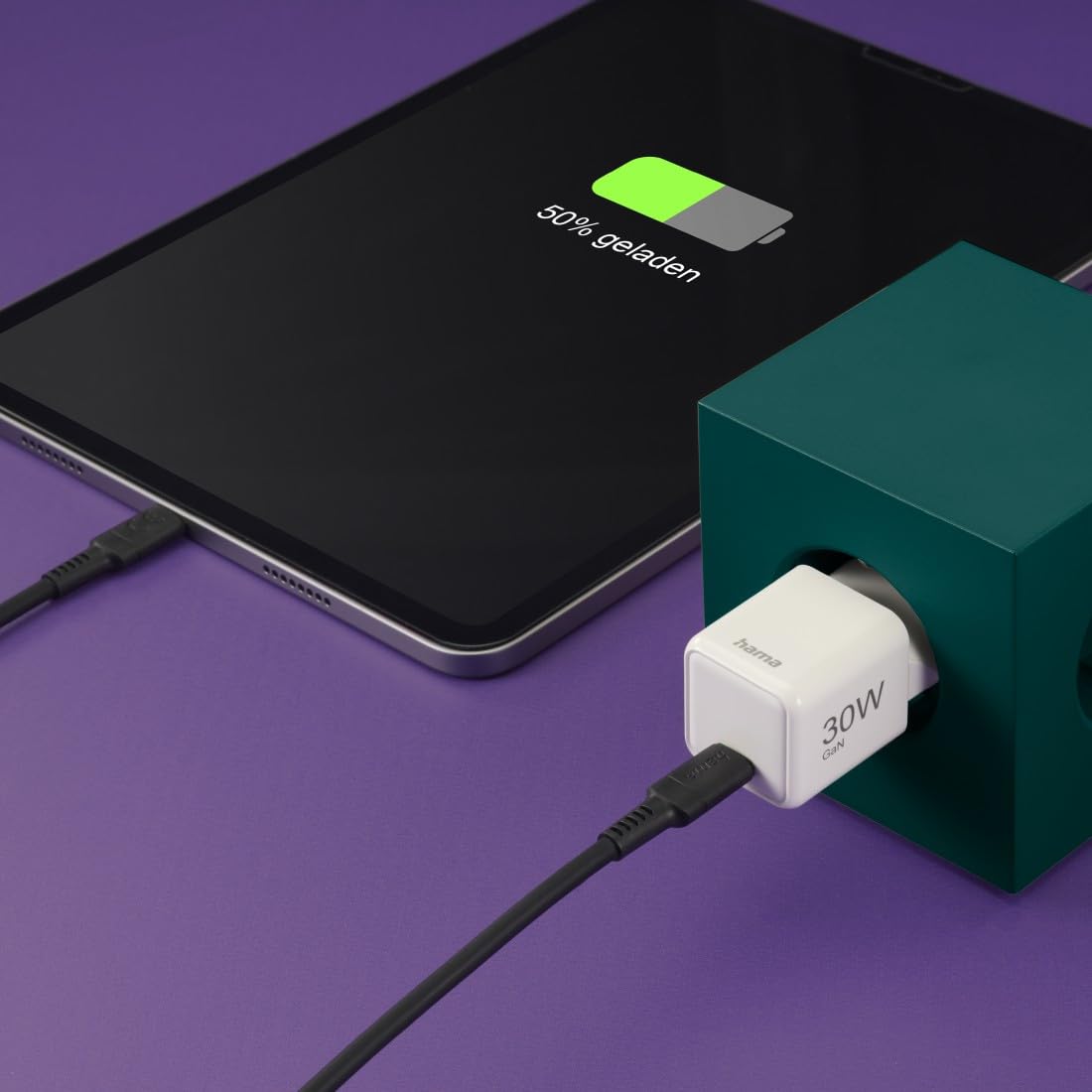 hama-schnellladeger-t-usb-c-30w-gan-charger-wei-super-mini-format image 6