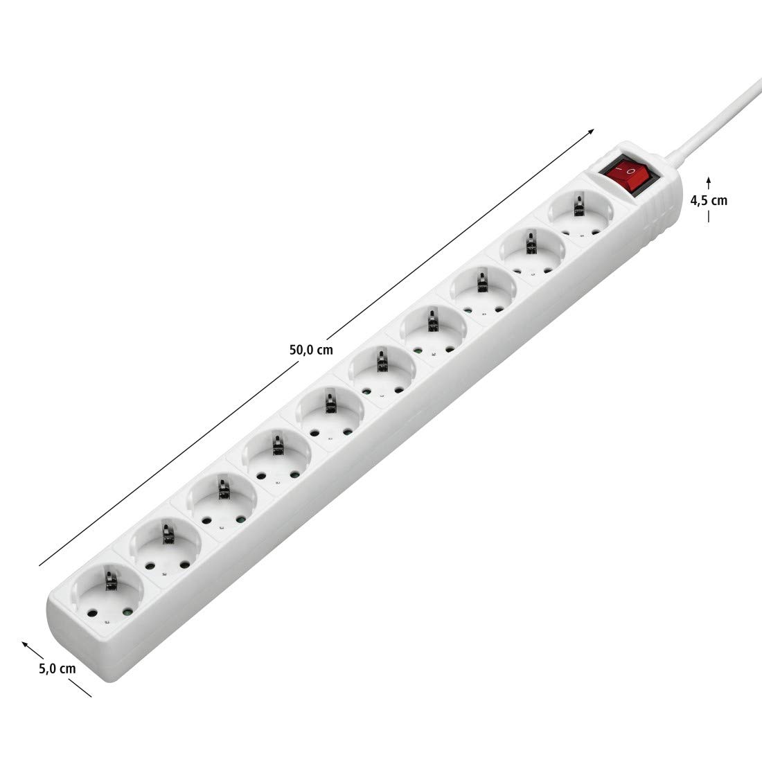 hama-10-fach-steckdosenleiste-mit-schalter-3m-kabel-schutzkontakt-45-gedrehte-st image 2