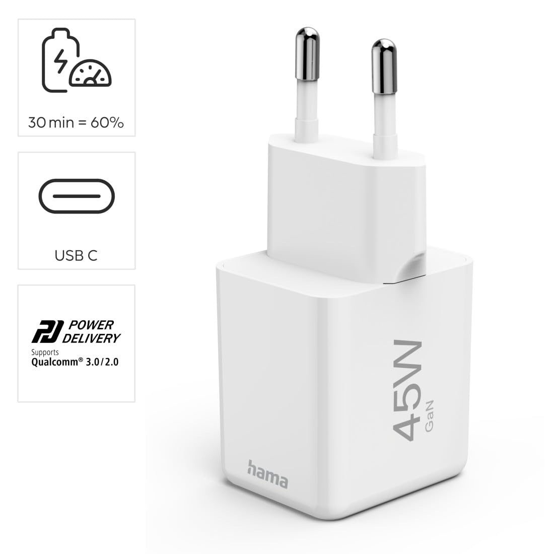 hama-45w-gan-schnellladeger-t-usb-c-power-delivery-quick-charge-super-mini-forma image 2