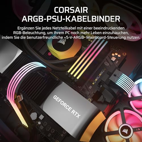 corsair-icue-argb-psu-kabelbinder-2x-200mm-led-streifen-mit-100-leds-pro-streife image 8