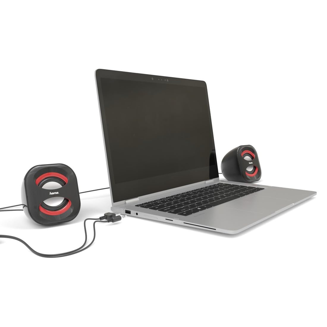 hama-sonic-mobil-183-pc-lautsprecher-usb-3-0-3-5-mm-klinke-3-w-schwarz-rot-aktiv image 5