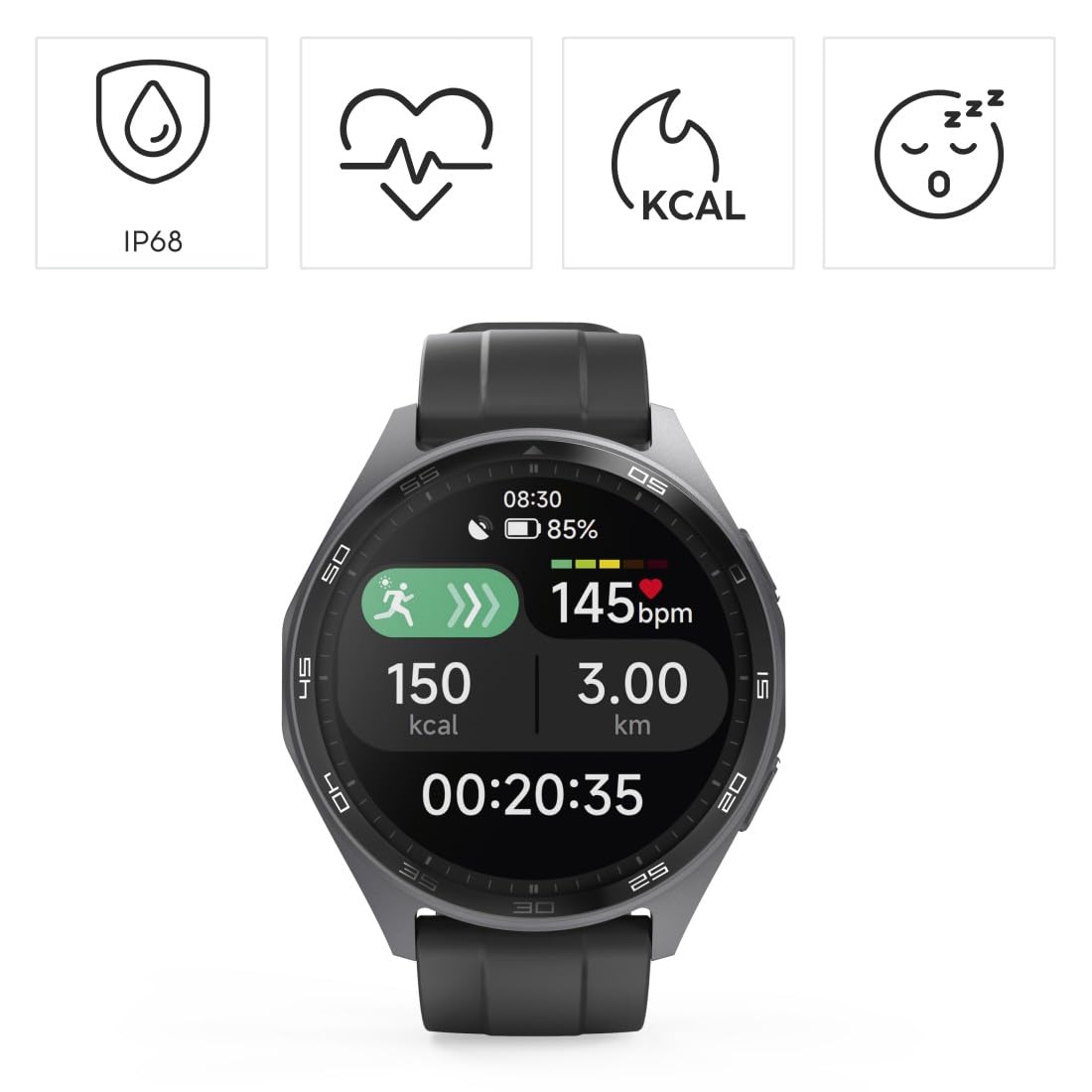 hama-smartwatch-7010-1-43-amoled-always-on-gps-telefonfunktion-ip68-110-sportmod image 2