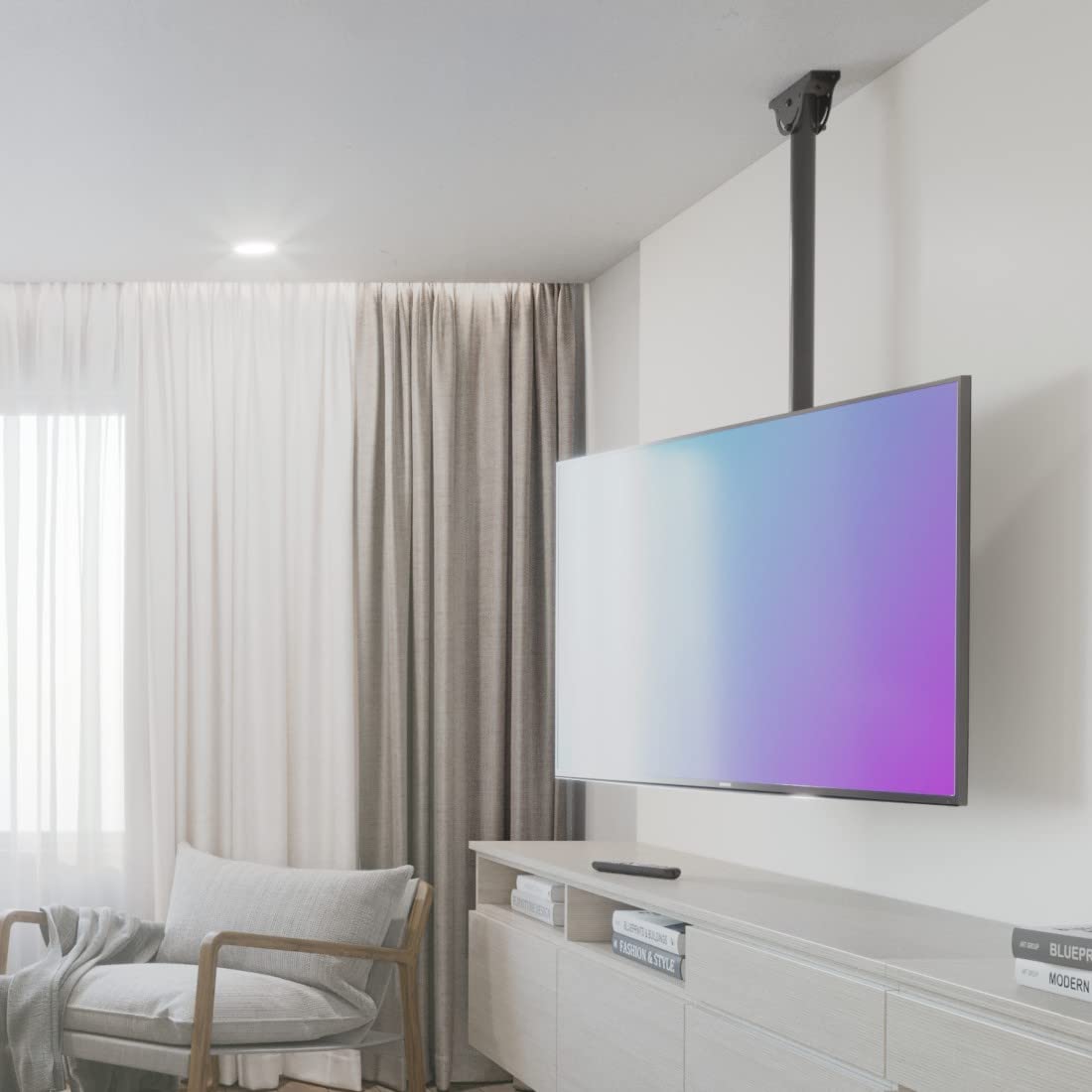 hama-deckenhalterung-f-r-fernseher-32-65-zoll-schwenkbar-neigbar-50-kg image 8