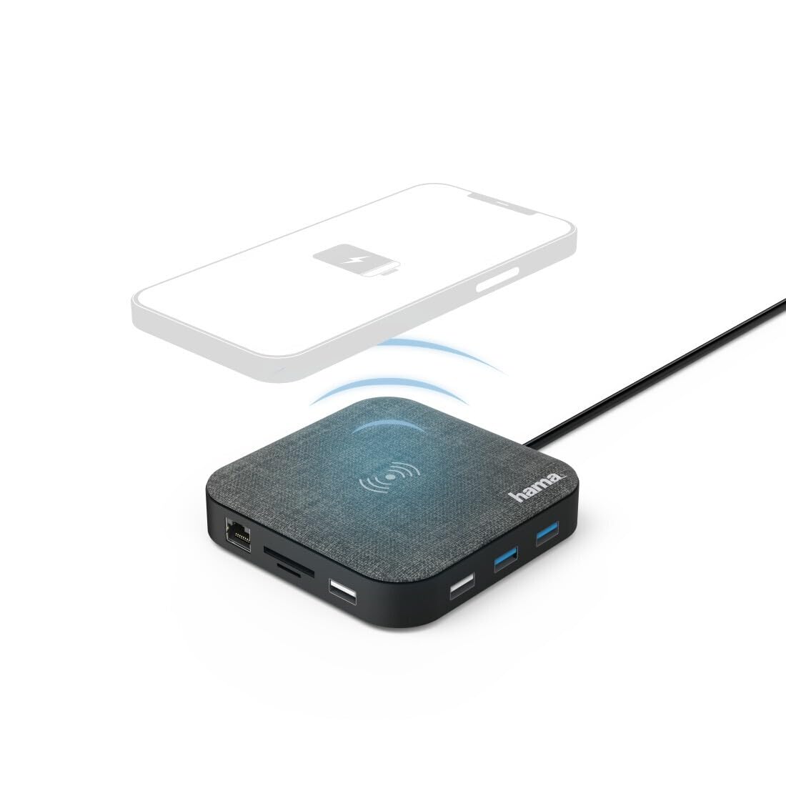 hama-usb-c-hub-12-in-1-connect2qicharge-mit-4k-hdmi-gigabit-ethernet-4x-usb-a-us image 4