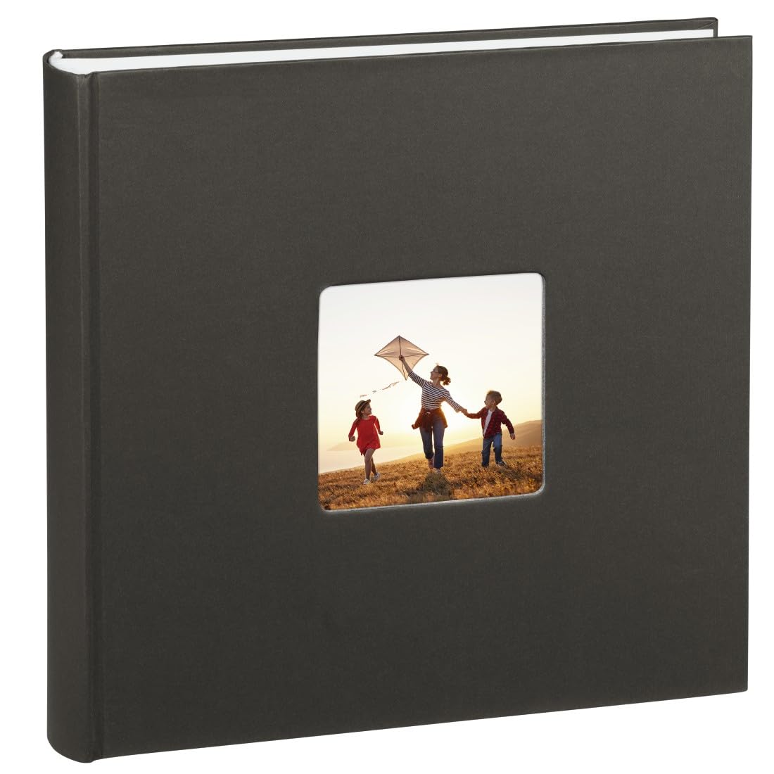 hama-jumbo-fotoalbum-30x30-cm-gebundenes-album-mit-100-wei-en-seiten-f-r-400-fot image 2