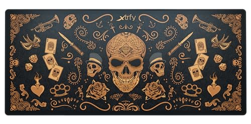 cherry-xtrfy-gp5-xl-gaming-mauspad-aus-stoff-920-x-400-x-3-mm-calavera-edition image 6