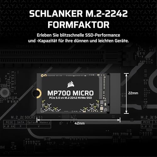corsair-mp700-micro-4tb-pcie-5-0-nvme-m-2-2242-ssd-gen5-geschwindigkeit-f-r-lapt image 7