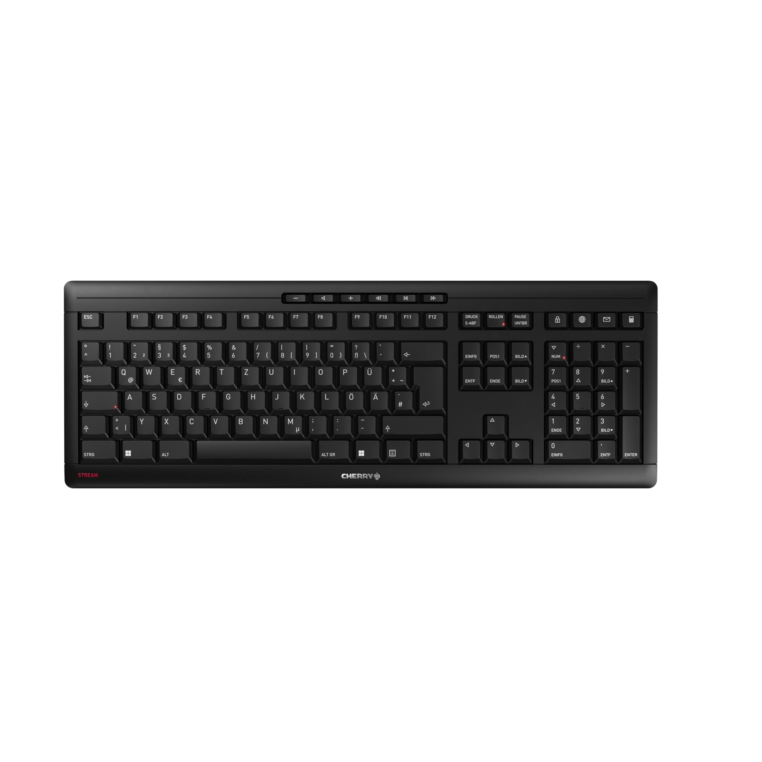 cherry-stream-keyboard-wireless-kabellose-tastatur-deutsch-schwarz image 1