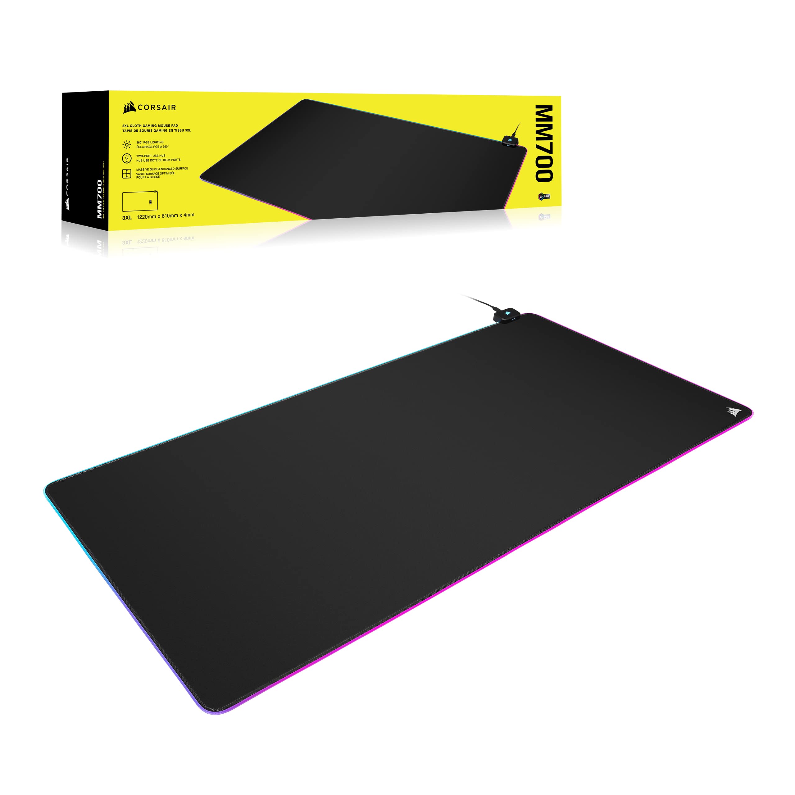 corsair-mm700-rgb-extended-3xl-gaming-mauspad-mit-stoffoberfl-che-1220x610mm-360 image 8