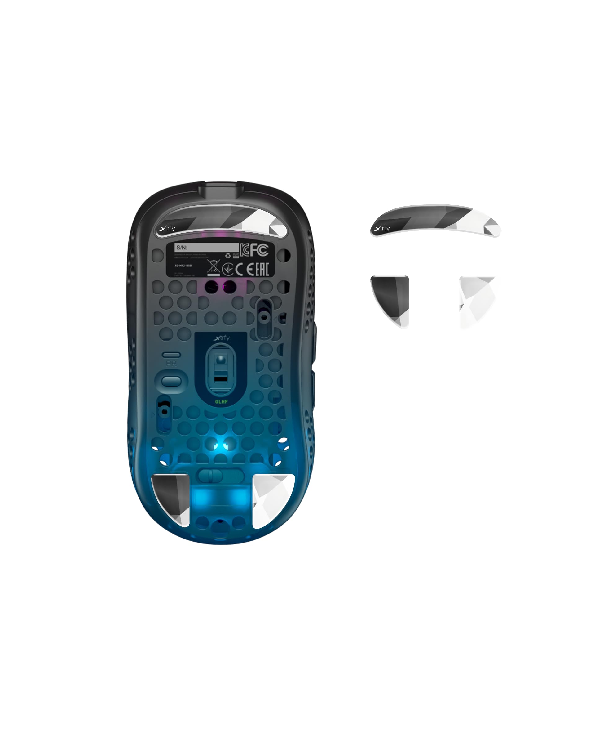 cherry-xtrfy-glass-skates-selbstklebende-mausf-e-f-r-mz1-mz1-wireless image 2