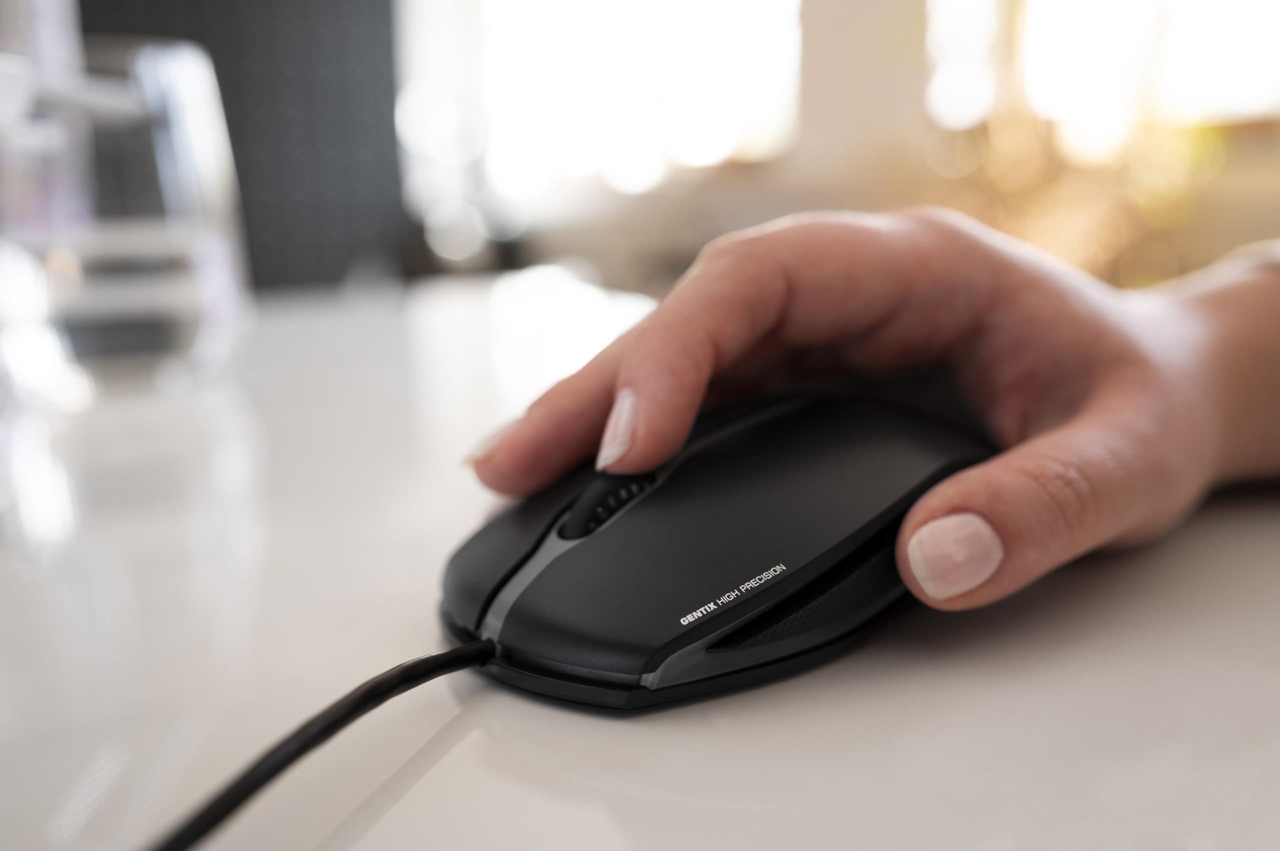 cherry-gentix-corded-kabelgebundene-optische-maus-1000-dpi-symmetrisches-design- image 2