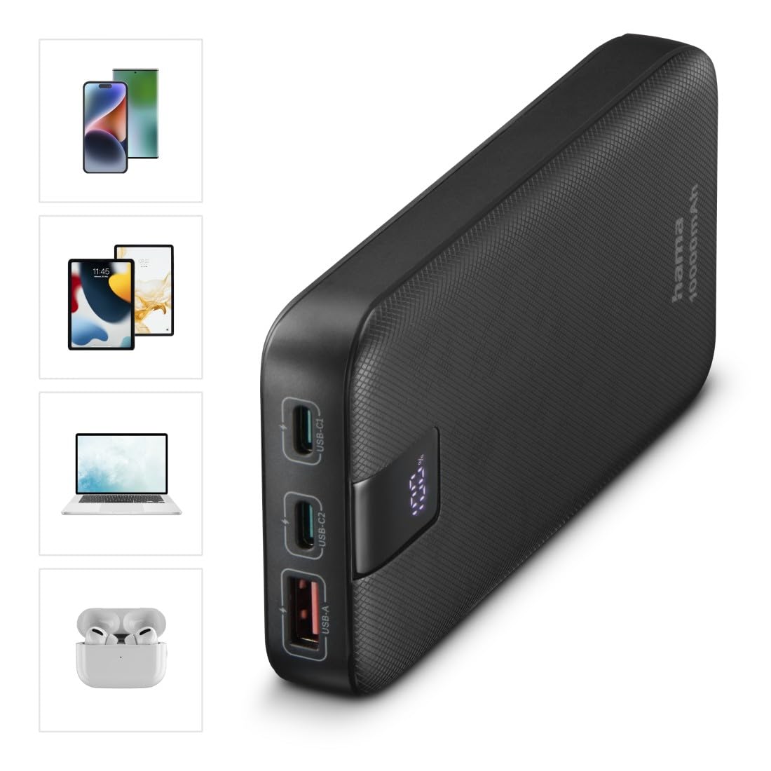 hama-powerbank-pd-10-10000mah-powerbank-mit-2x-usb-c-1x-usb-a-power-delivery-sch image 3