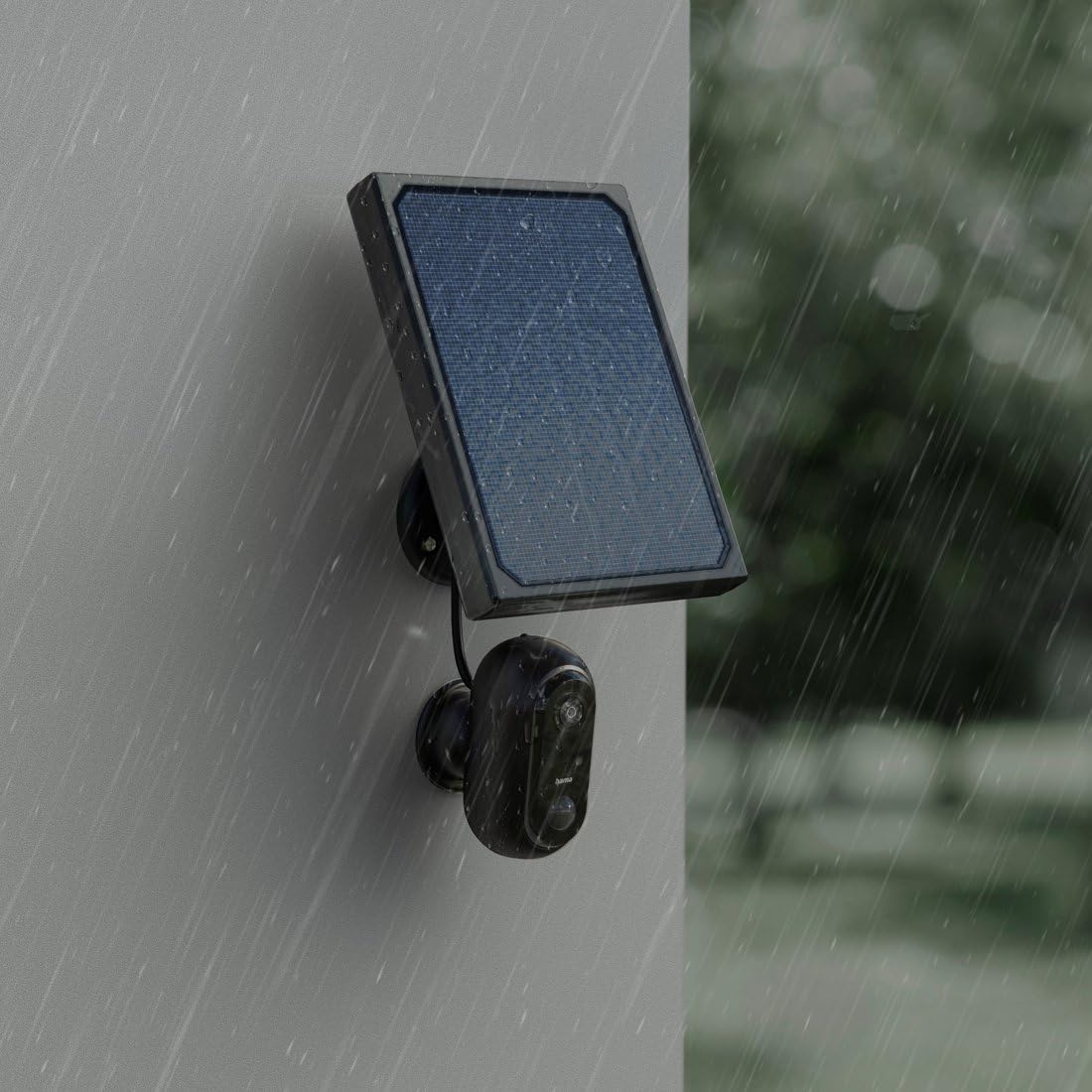 hama-berwachungskamera-outdoor-mit-akku-solar-wlan-fullhd-nachtsicht-schwarz image 2