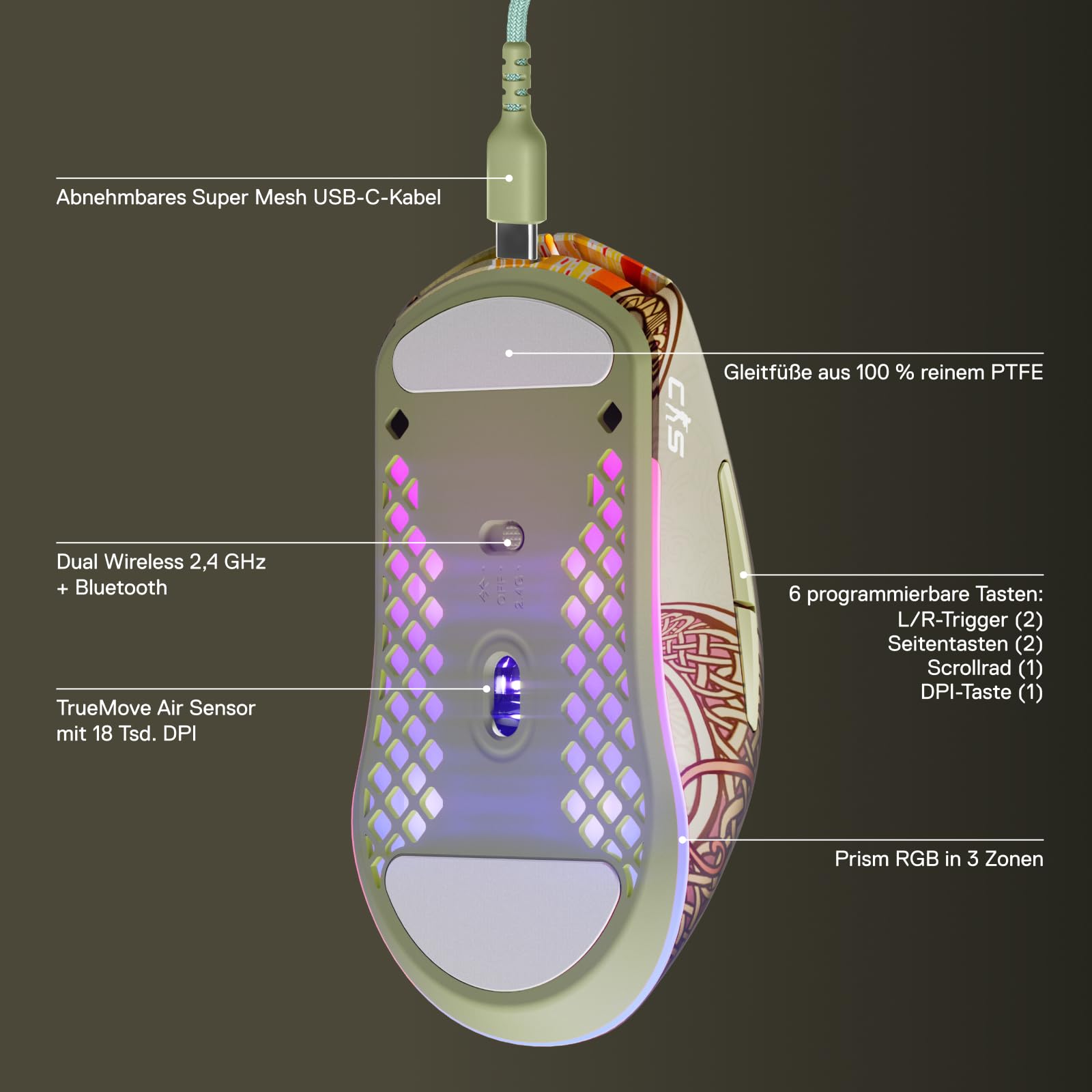 steelseries-aerox-5-wireless-cs2-dragon-lore-edition-gaming-maus-truemove-air-se image 3