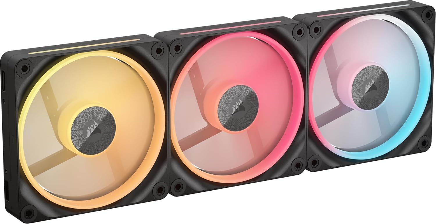 corsair-icue-link-lx120-r-rgb-120mm-pwm-reversed-l-fter-3er-pack-mit-doppel-lich image 1
