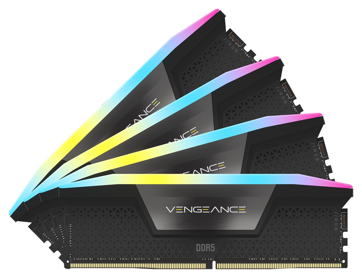 corsair-vengeance-rgb-ddr5-128gb-4x32gb-5600mhz-intel-xmp-3-0-schwarzer-arbeitss image 1